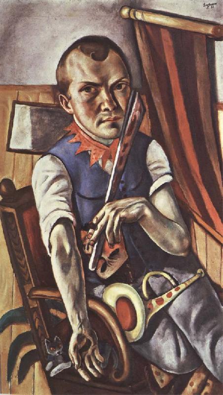 Max Beckmann Self-Portrait as a Clown